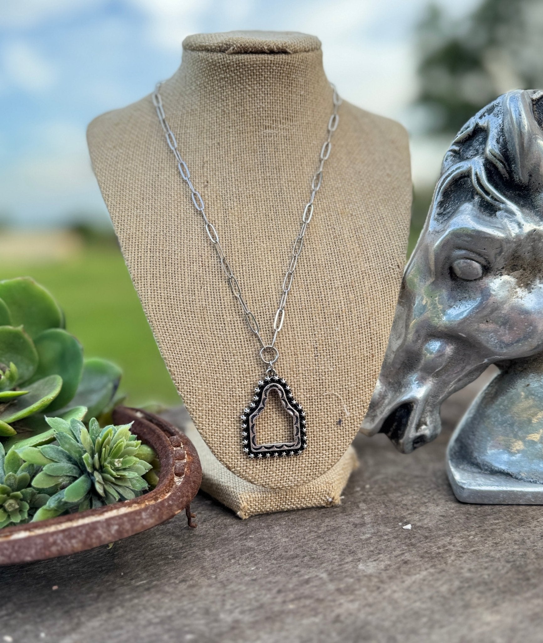 Ear Tag Necklace - Cowgirls & City Chics