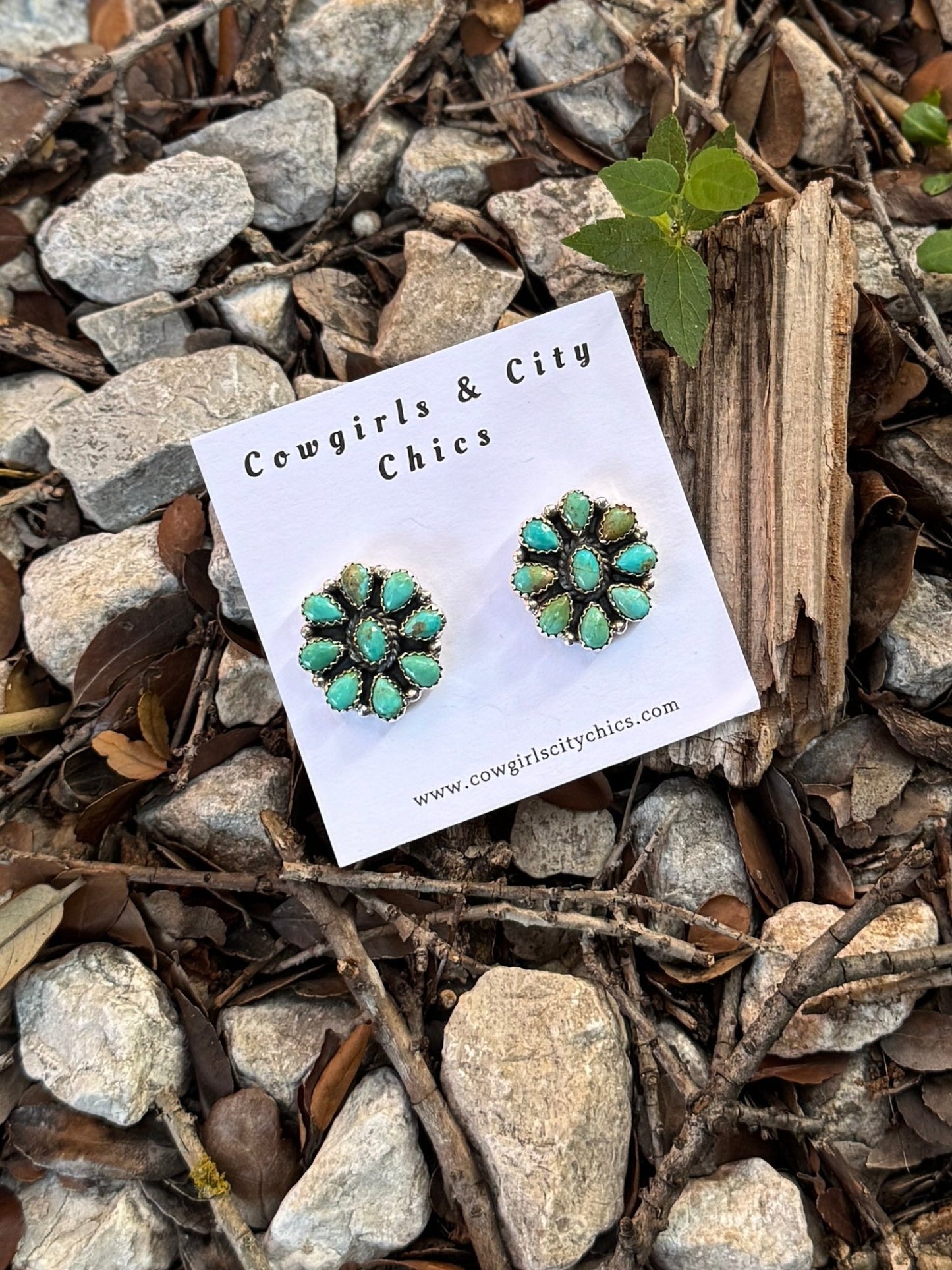 {Else} Kingman Cluster Earrings - Cowgirls & City Chics