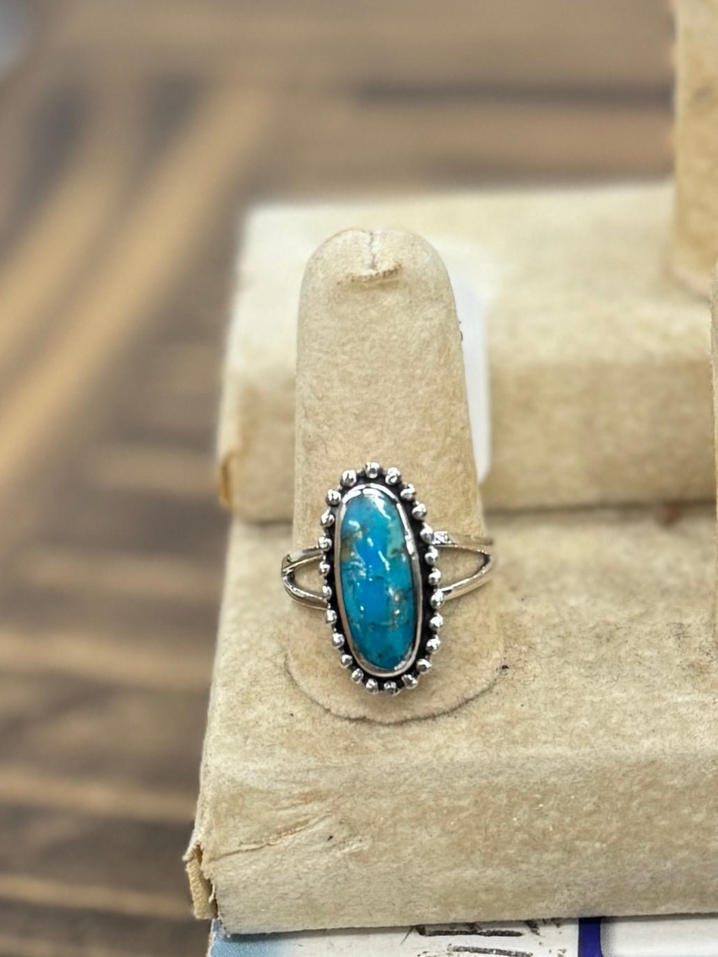 {Emma} Turquoise Ring - Cowgirls & City Chics