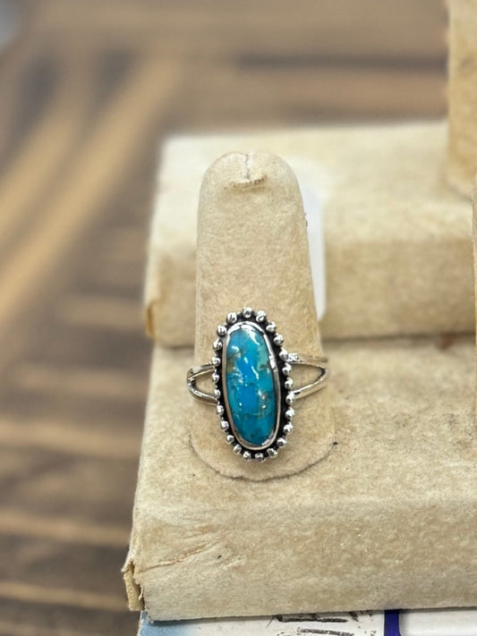 {Emma} Turquoise Ring - Cowgirls & City Chics