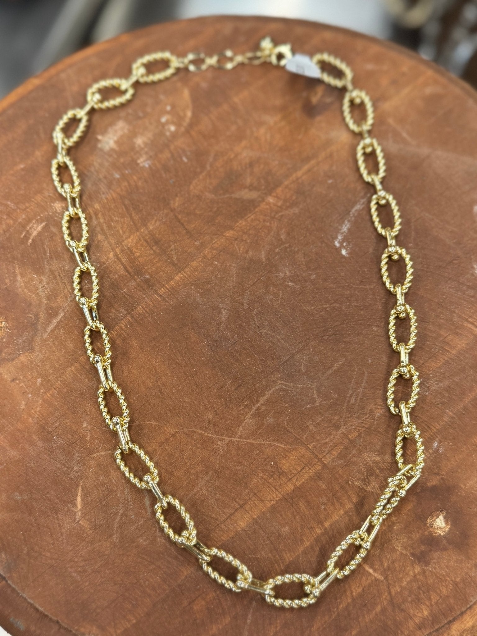 {Everyday} Gold Rope Chain Necklace - Cowgirls & City Chics