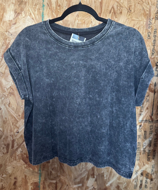 {Everyday} Washed Cuffed Tee - Cowgirls & City Chics