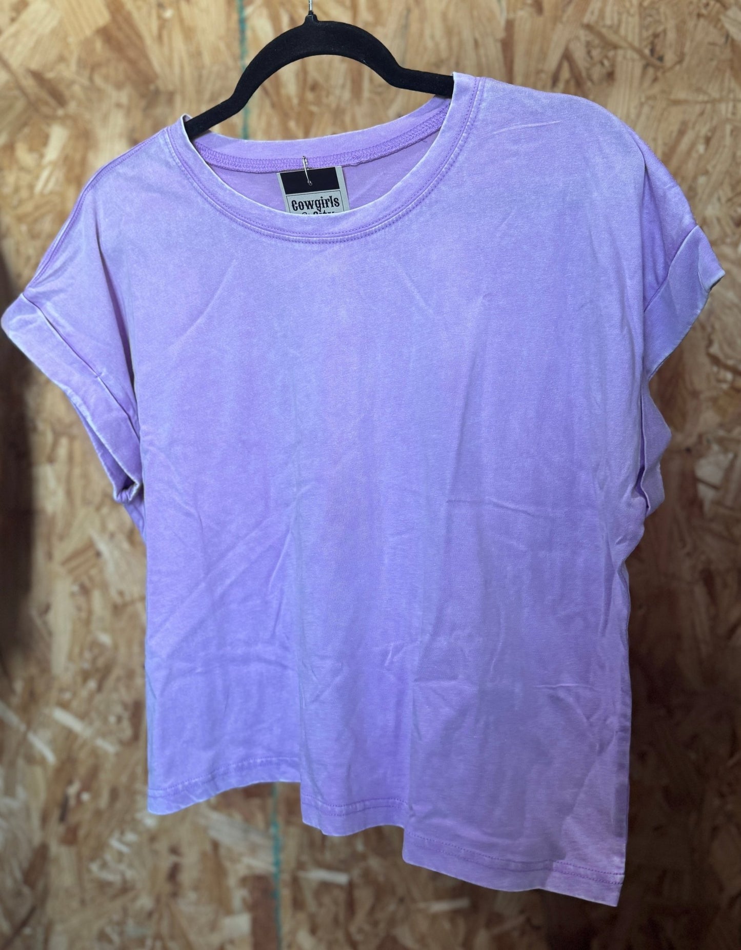{Everyday} Washed Cuffed Tee - Cowgirls & City Chics
