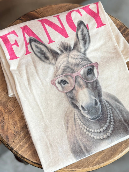 Fancy {Donkey} Tee - Cowgirls & City Chics