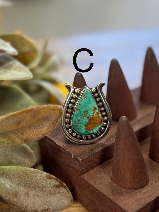 {Fancy} Kingman Horseshoe Ring - Cowgirls & City Chics