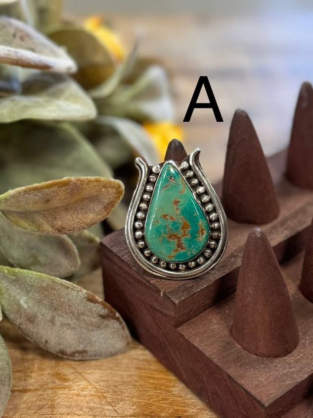 {Fancy} Kingman Horseshoe Ring - Cowgirls & City Chics