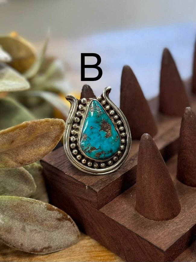 {Fancy} Kingman Horseshoe Ring - Cowgirls & City Chics