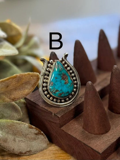 {Fancy} Kingman Horseshoe Ring - Cowgirls & City Chics