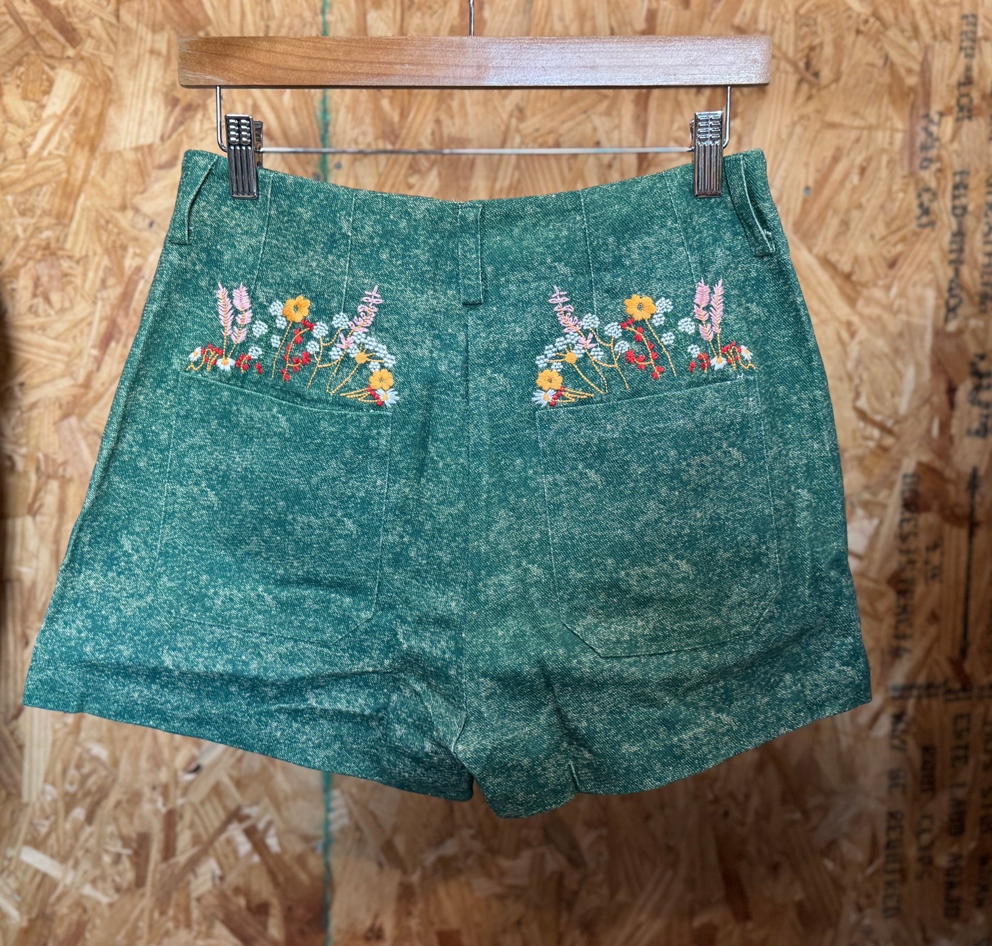 Floral Embroidered Shorts - Cowgirls & City Chics