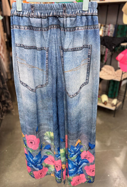 Flower Flowy {Jean} Pants - Cowgirls & City Chics