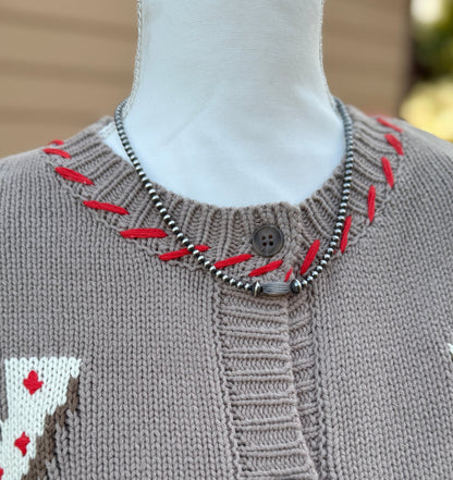 Fluted Torpedo Pearl Necklace - Cowgirls & City Chics