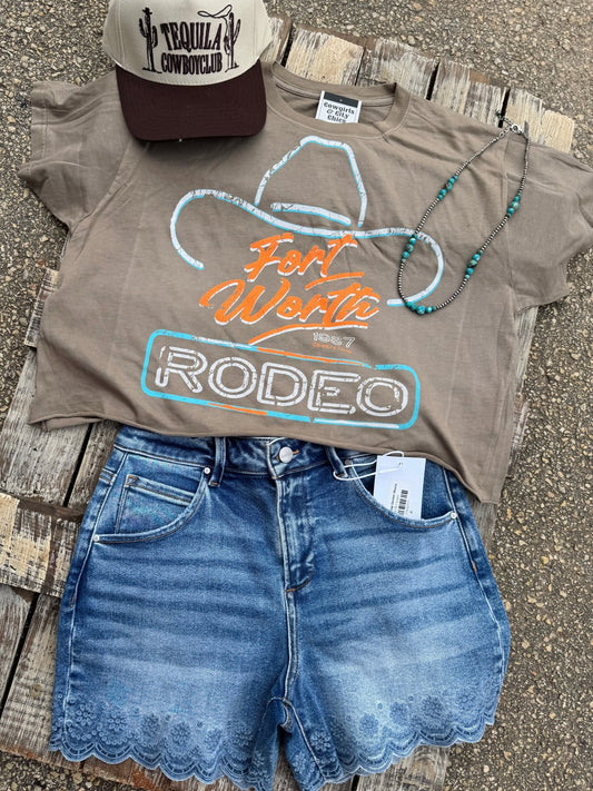 Fort Worth Cropped Tee - Cowgirls & City Chics