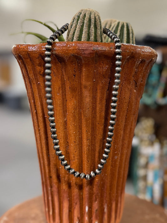 {Frio} 6mm 14" Faux Pearl Necklace - Cowgirls & City Chics