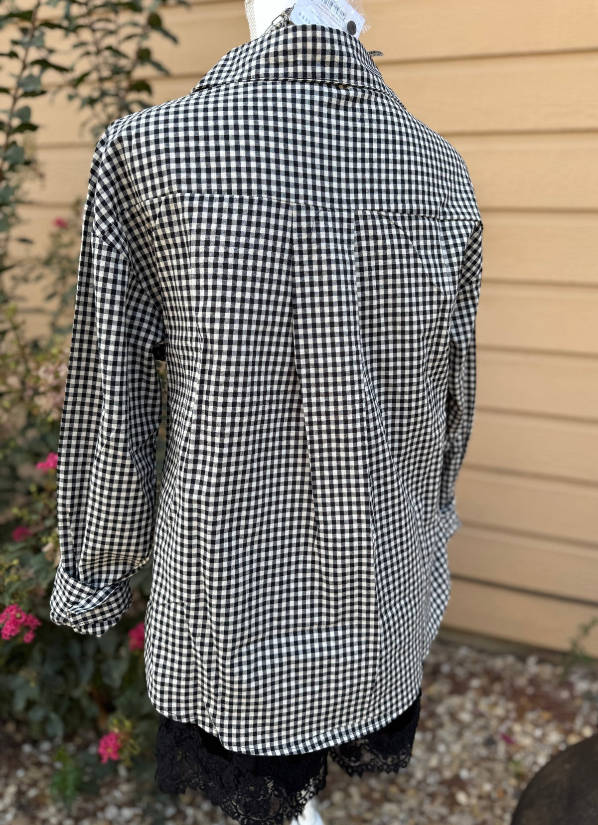 Gingham Horse Long Sleeve Top - Cowgirls & City Chics