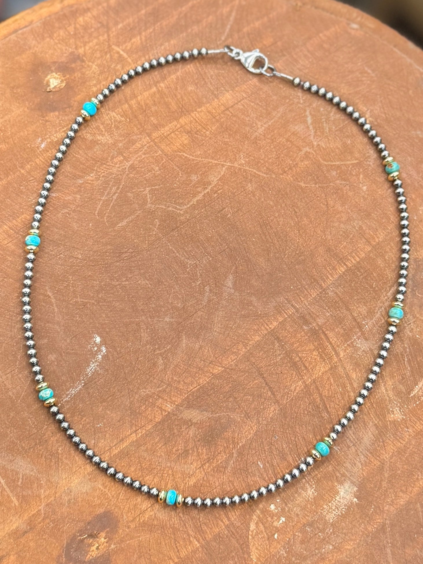 Gold & TQ Sterling Pearl Necklace - Cowgirls & City Chics