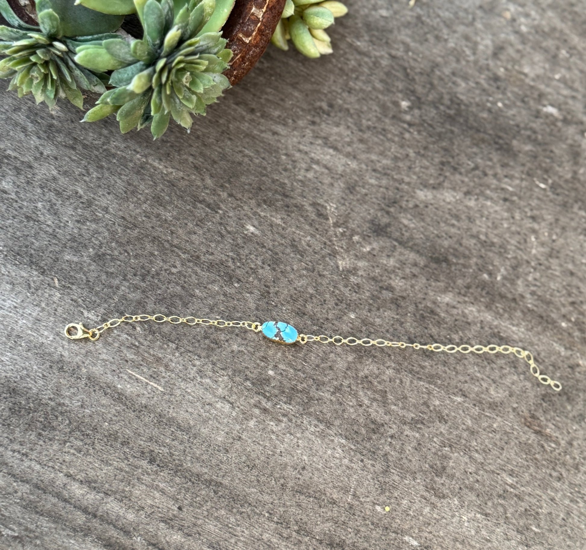 Golden Hills Gold Chain Bracelet - Cowgirls & City Chics
