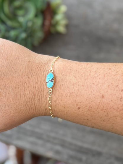 Golden Hills Gold Chain Bracelet - Cowgirls & City Chics