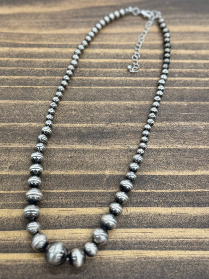 Graduated Pearl Necklace - Cowgirls & City Chics