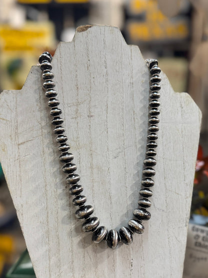 Graduated Spacer Pearl Necklace - Cowgirls & City Chics