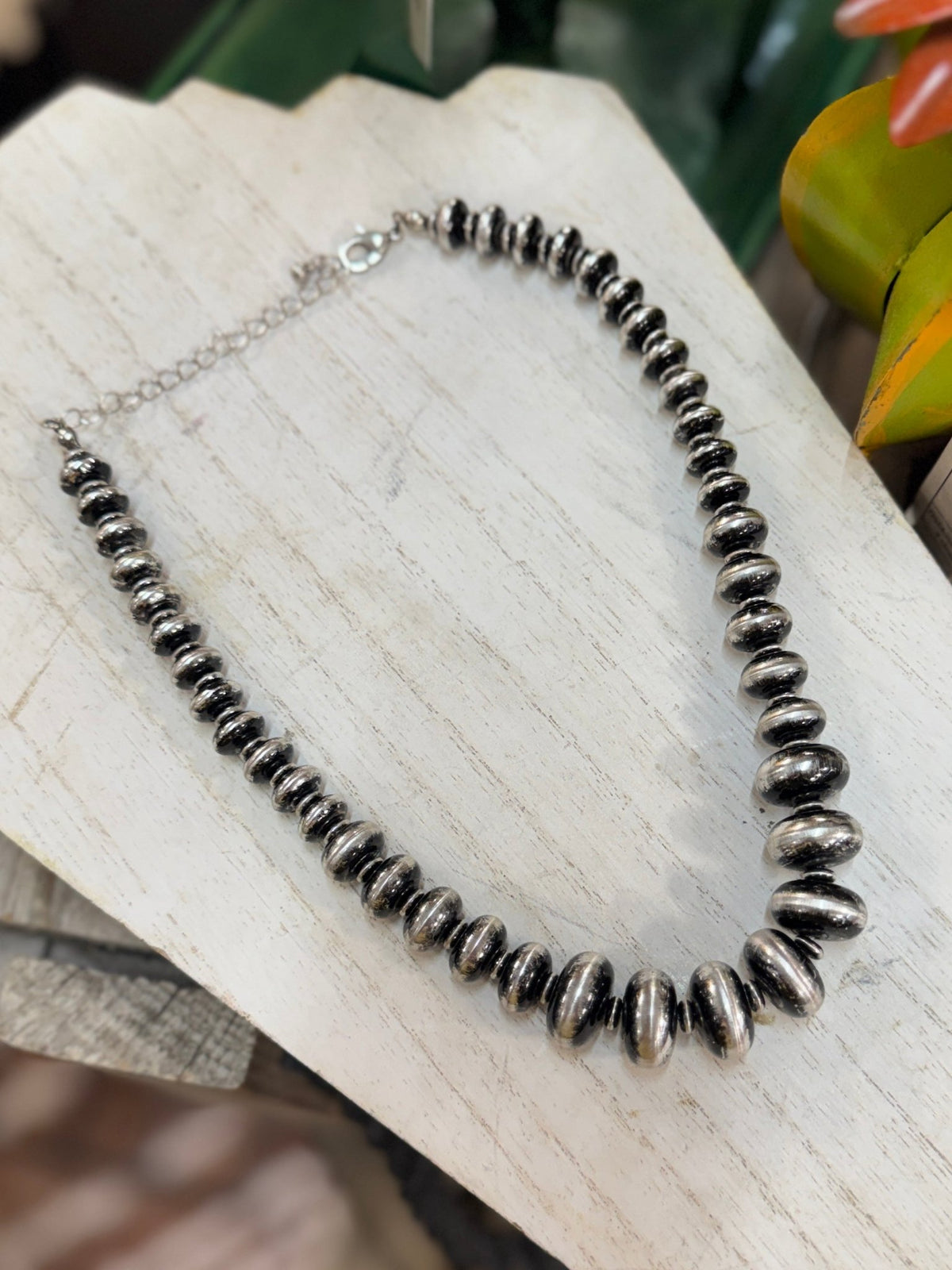 Graduated Spacer Pearl Necklace - Cowgirls & City Chics