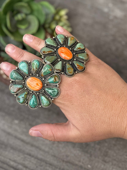 Green Kingman & Spiny Ring - Cowgirls & City Chics