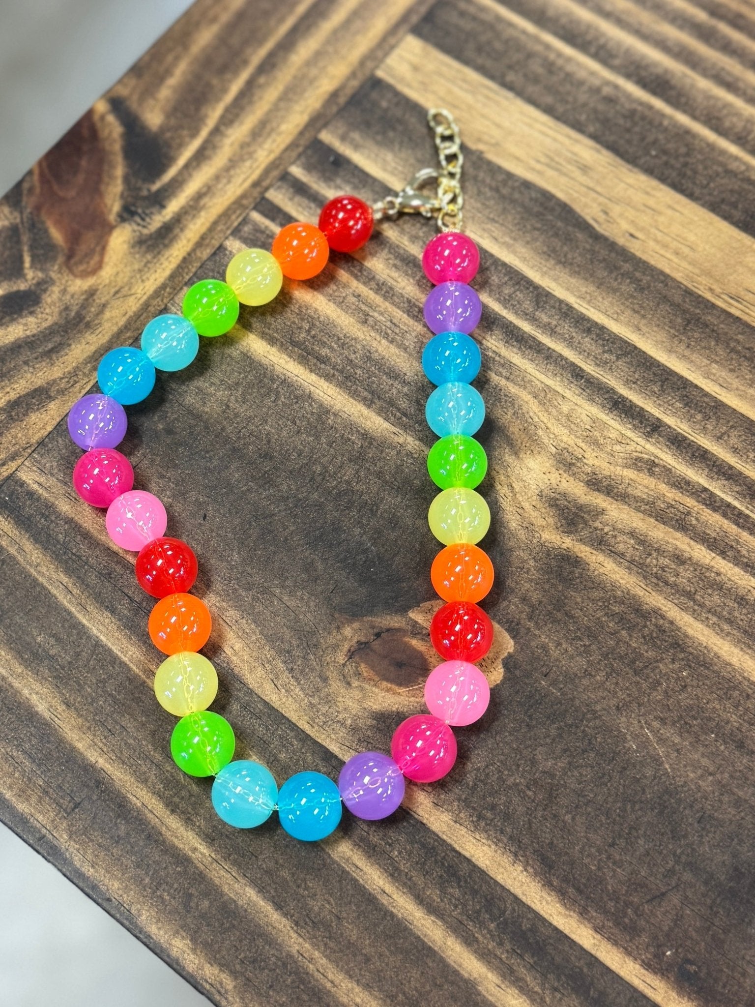 Gumball Multi-Color Necklace - Cowgirls & City Chics