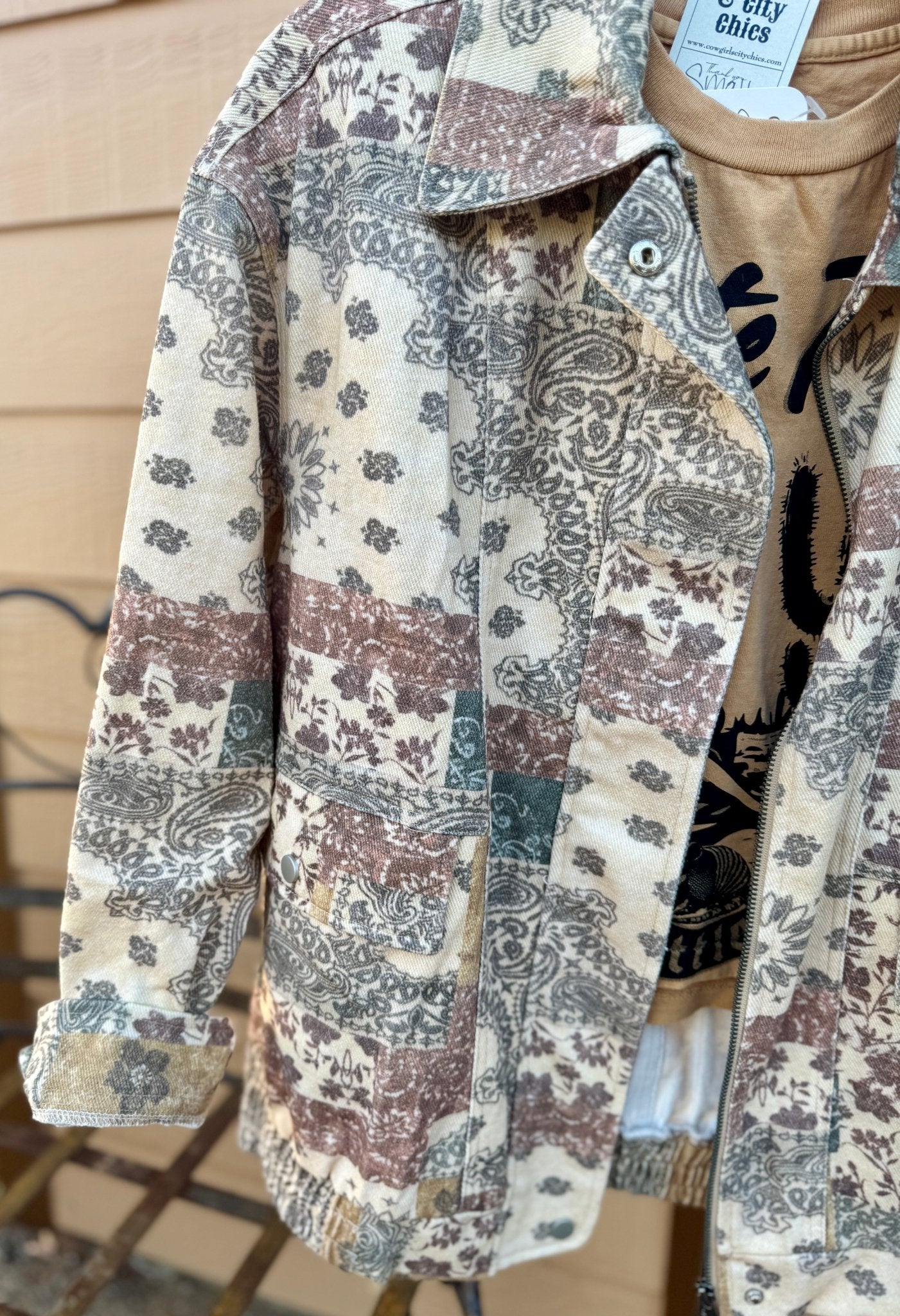 {Gypsy} Paisley Jean Jacket - Cowgirls & City Chics