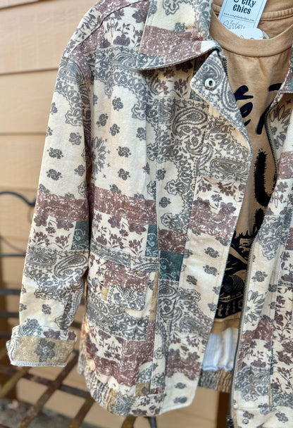{Gypsy} Paisley Jean Jacket - Cowgirls & City Chics