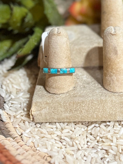Half Band Inlay Ring - Cowgirls & City Chics