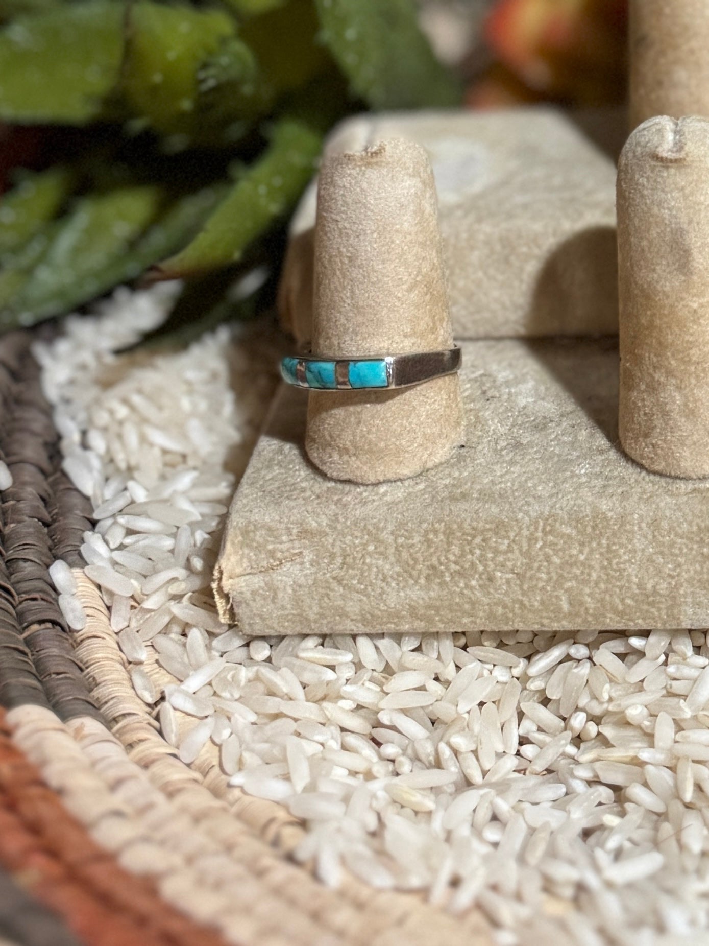 Half Band Inlay Ring - Cowgirls & City Chics