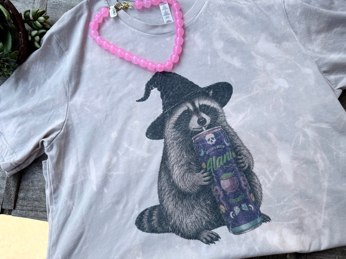 Halloween Raccoon Tee - Cowgirls & City Chics