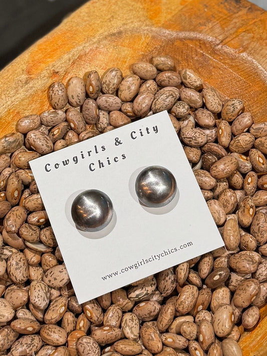 Handmade XL Pearl Studs - Cowgirls & City Chics