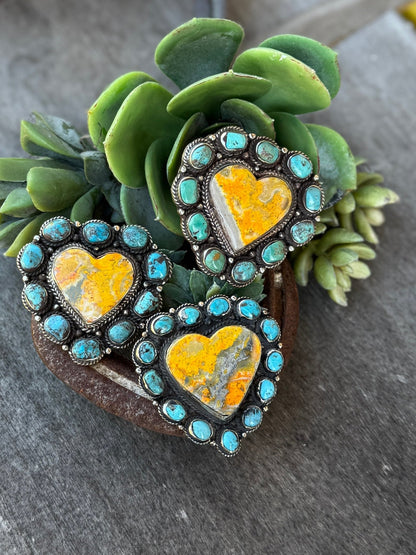 {Heart Of Texas} Bumblebee Heart Ring - Cowgirls & City Chics