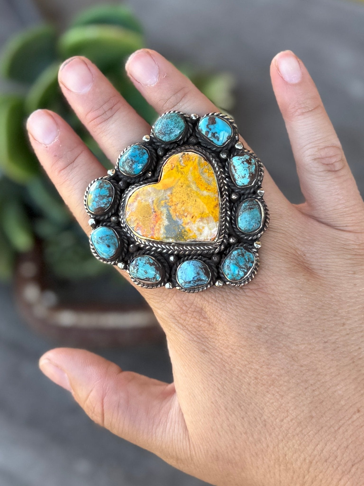 {Heart Of Texas} Bumblebee Heart Ring - Cowgirls & City Chics