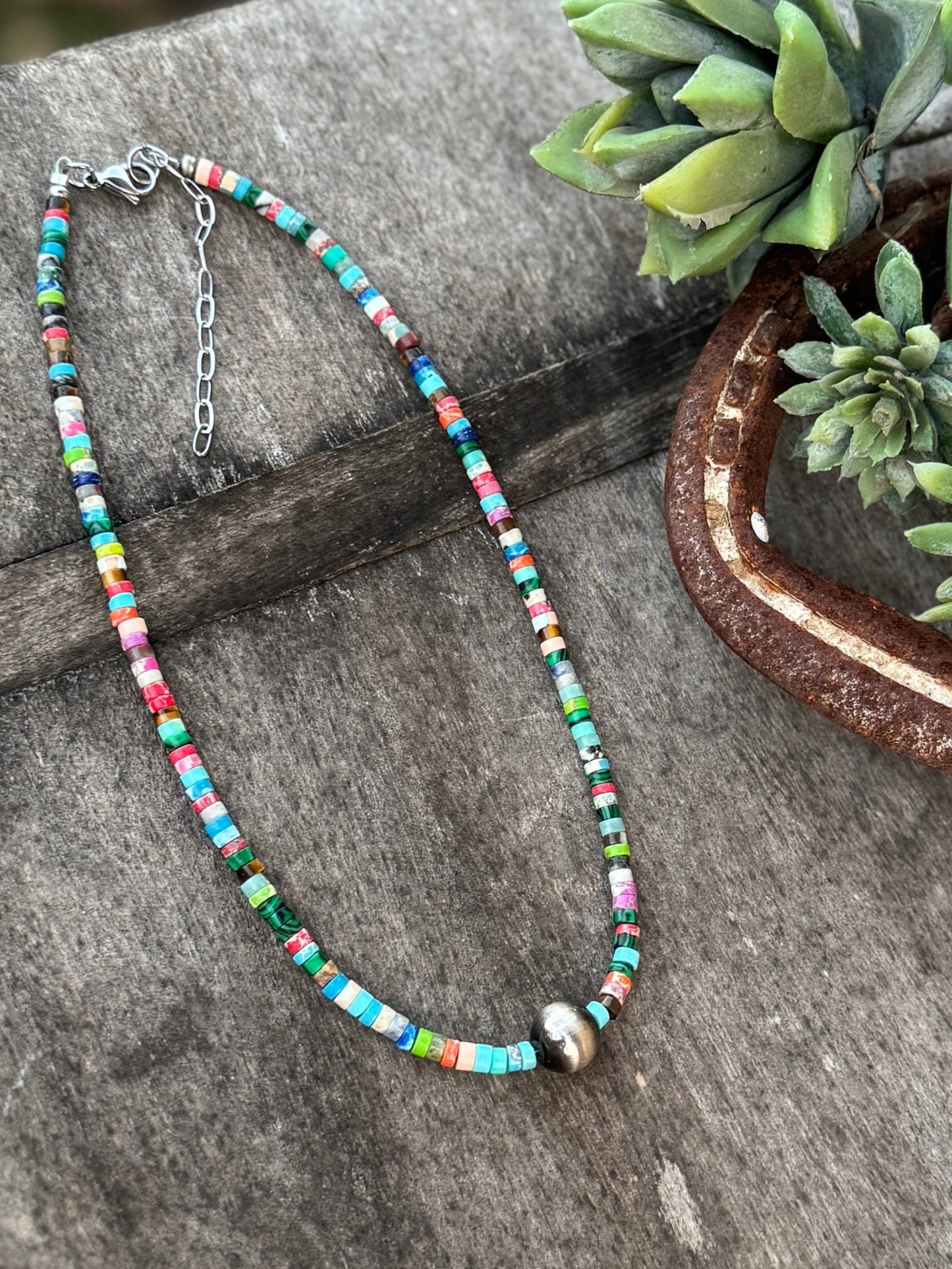 {Hopkins} Multi - Color Pearl Necklace - Cowgirls & City Chics