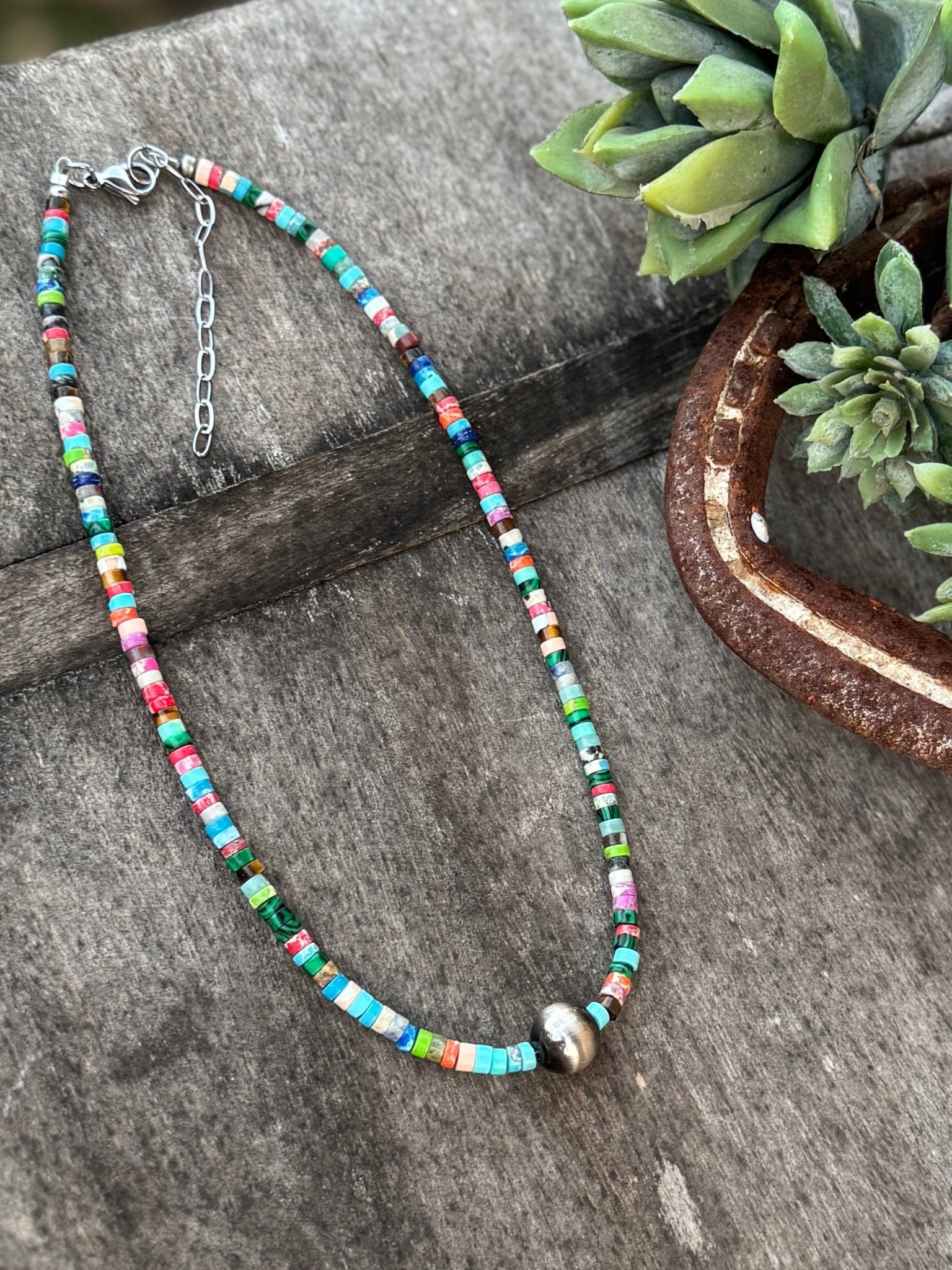 {Hopkins} Multi - Color Pearl Necklace - Cowgirls & City Chics