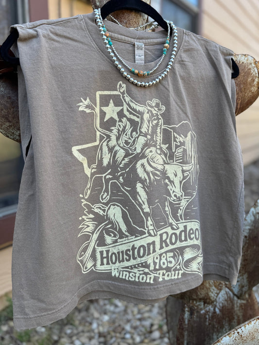 Houston Rodeo Muscle Tank - Cowgirls & City Chics