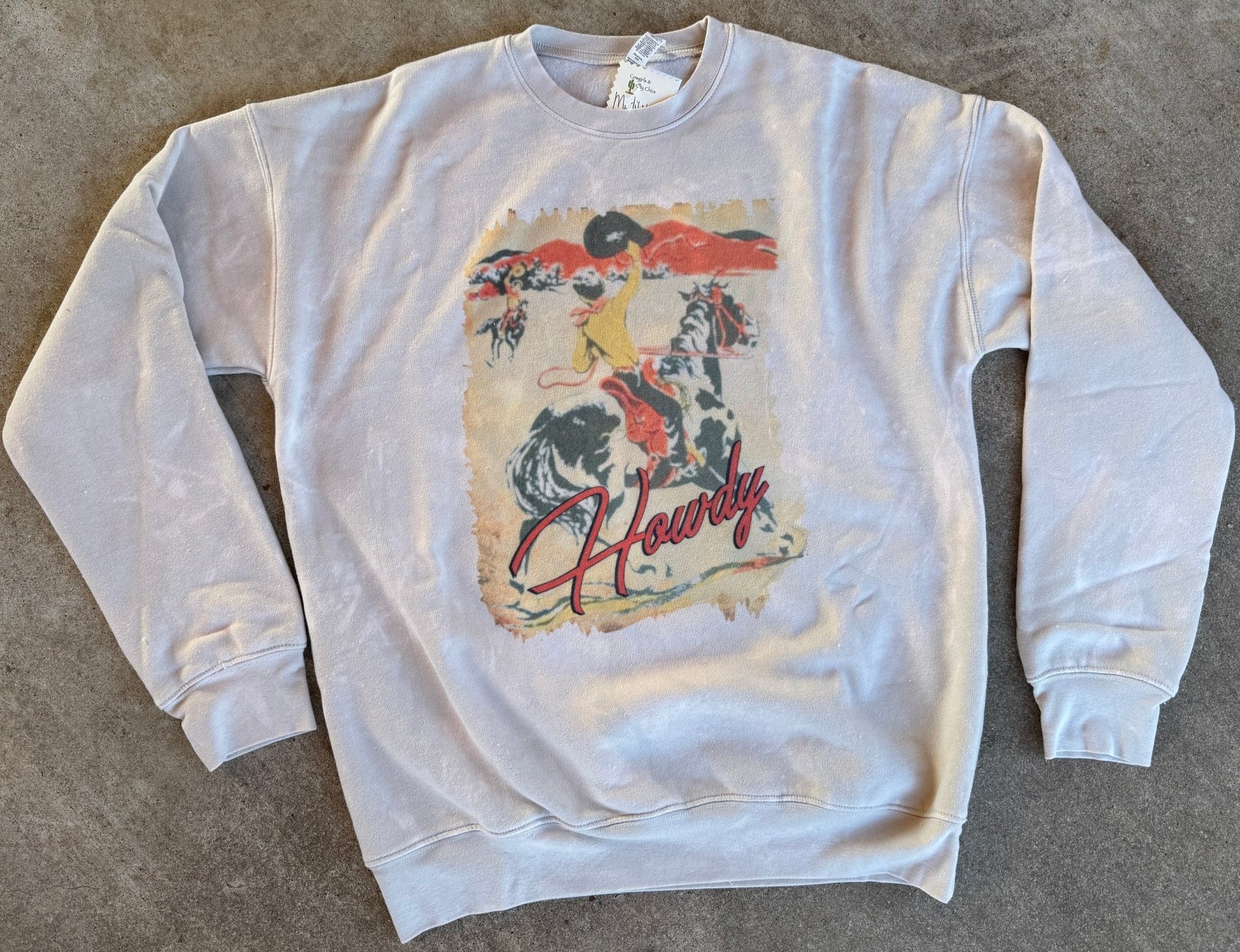 Howdy Cowboy Pullover - Cowgirls & City Chics