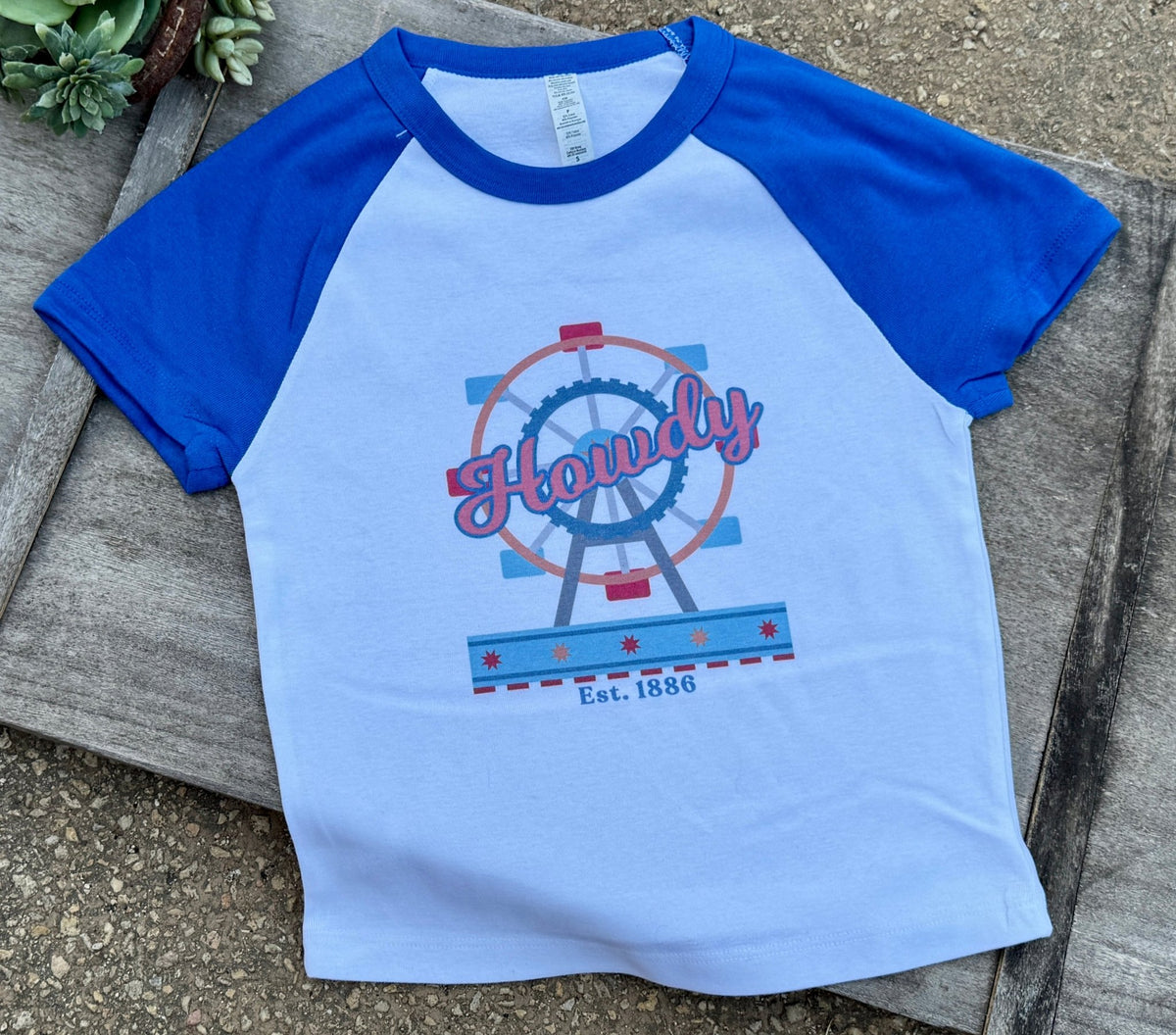 Howdy Fair Baby Doll Tee - Cowgirls & City Chics
