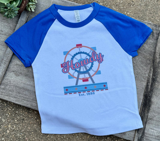 Howdy Fair Baby Doll Tee - Cowgirls & City Chics