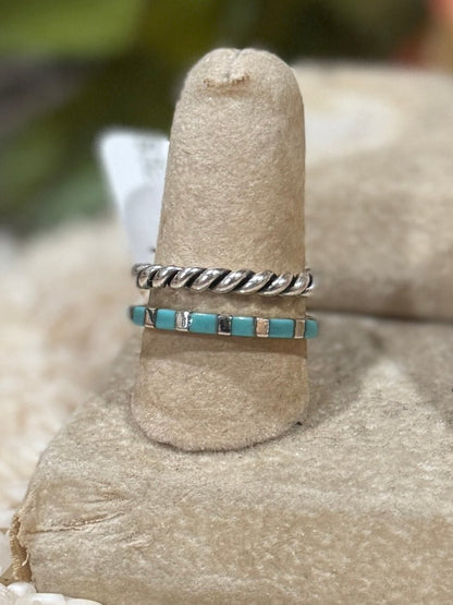 In - Lay Turquoise Stacker Band - Cowgirls & City Chics