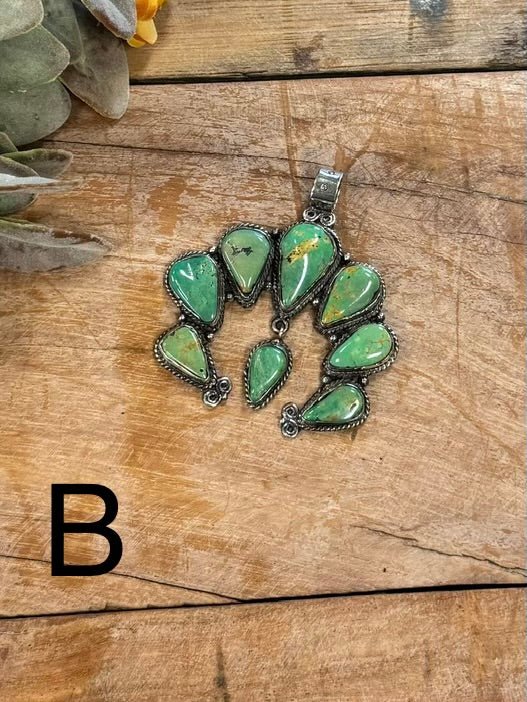 Kingman Blossom Pendent - Cowgirls & City Chics
