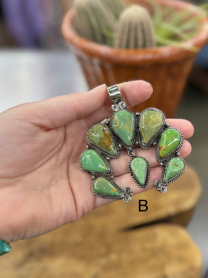 Kingman Blossom Pendent - Cowgirls & City Chics