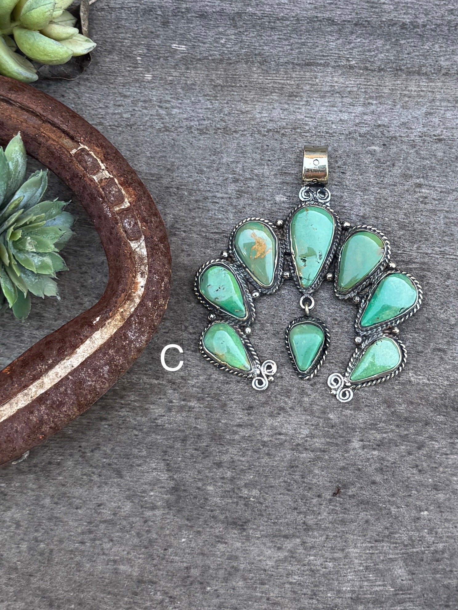 Kingman Blossom Pendent - Cowgirls & City Chics