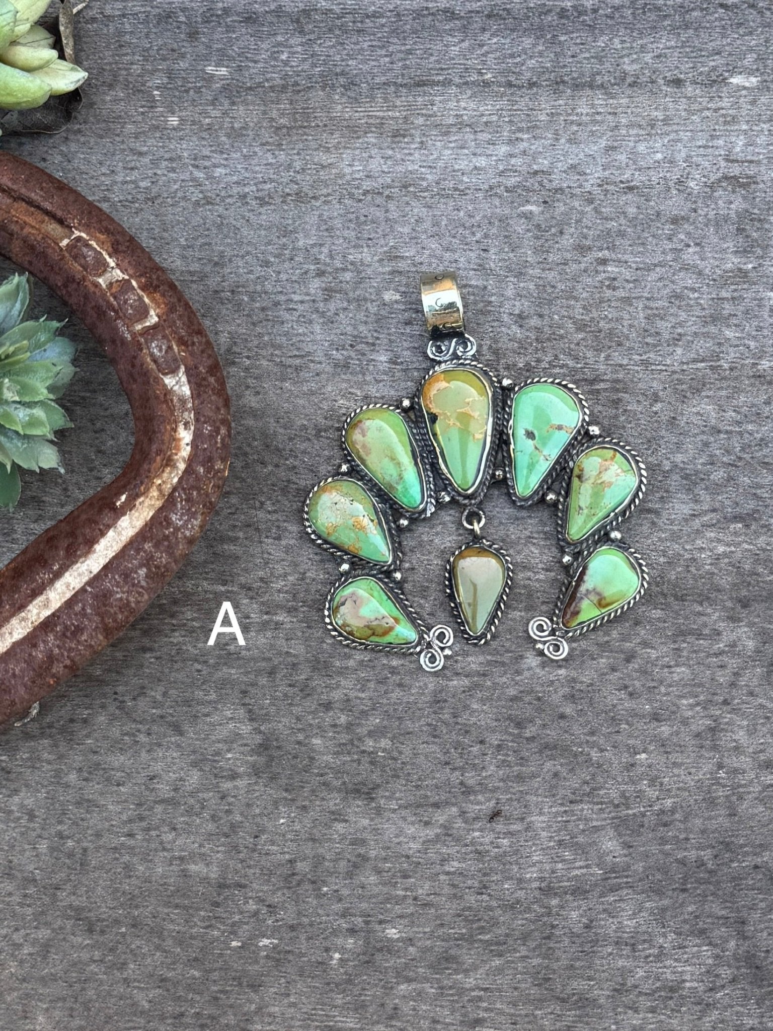 Kingman Blossom Pendent - Cowgirls & City Chics