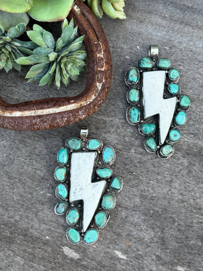 Kingman & Bone Bolt Pendent - Cowgirls & City Chics