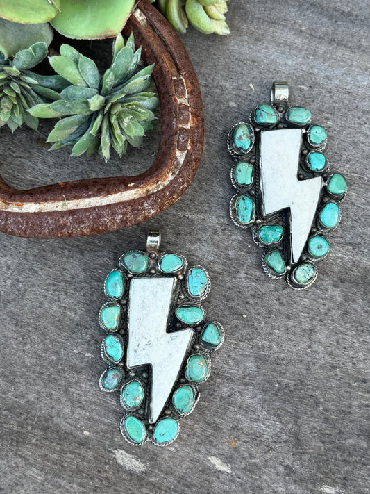 Kingman & Bone Bolt Pendent - Cowgirls & City Chics