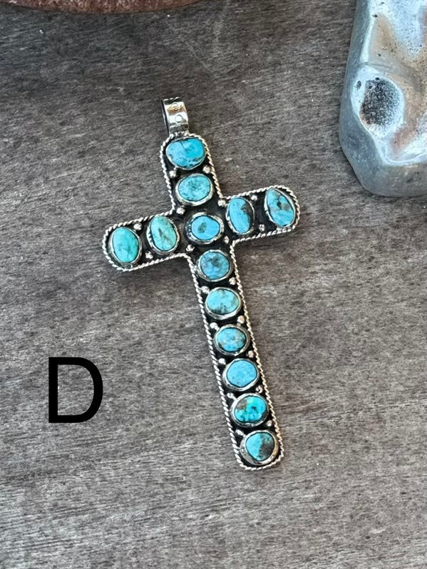 Kingman Cross Pendent - Cowgirls & City Chics