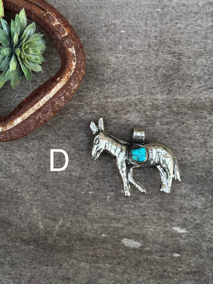 Kingman Donkey Pendent - Cowgirls & City Chics