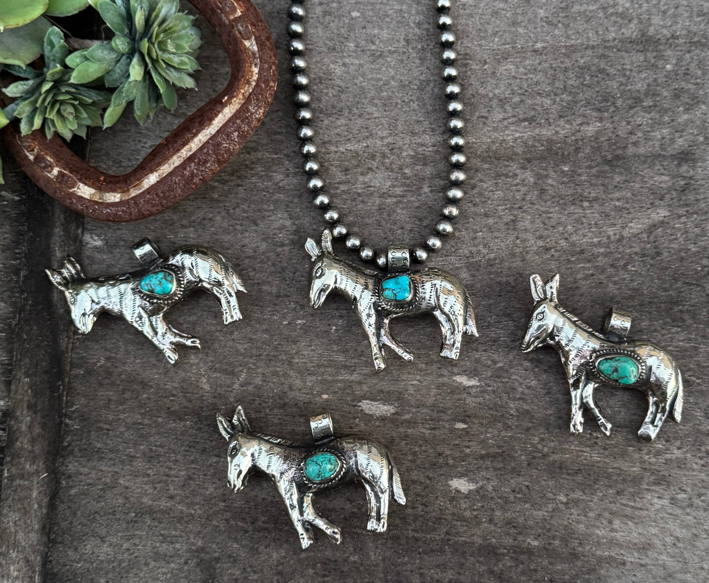 Kingman Donkey Pendent - Cowgirls & City Chics